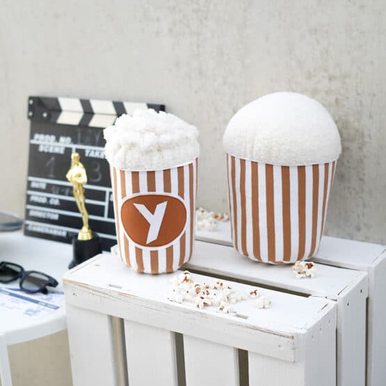 Diy Stoffe Inspiration 574g Popcorn Kissen Zimt