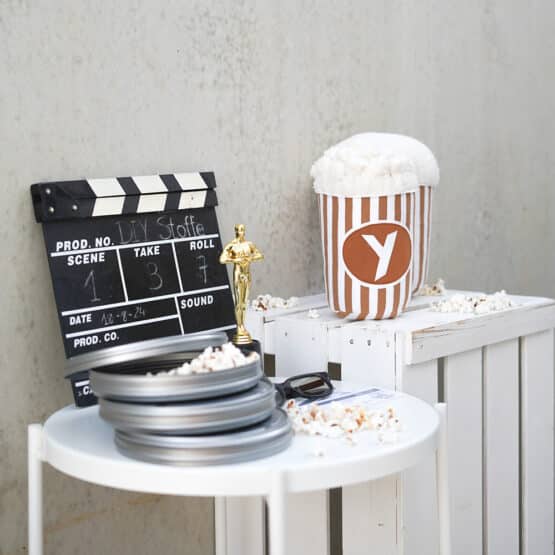 Diy Stoffe Inspiration 574h Popcorn Kissen Zimt
