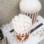 DIY Stoffe Inspiration - Popcorn Kissen Zimt