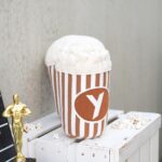 DIY Stoffe Inspiration - Popcorn Kissen Zimt