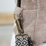DIY Stoffe Inspiration - Umhängetasche - Cord Smoky Beige