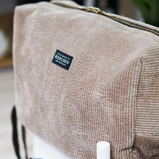 Diy Stoffe Inspiration 575g Umhaengetasche Cord Smoky Beige