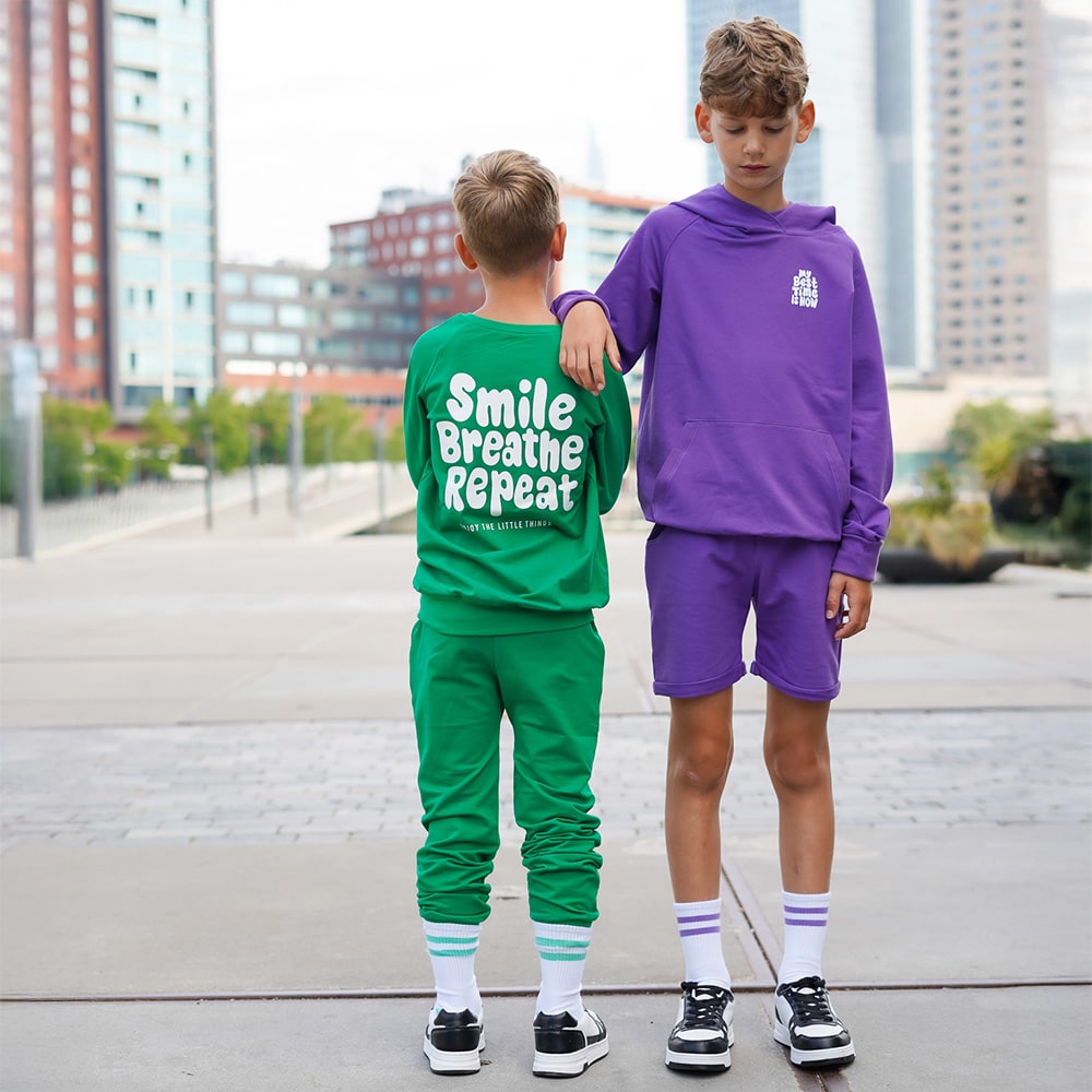 DIY Stoffe Outfit - Hoodie Emil - Shorts Ben - Plott - Hose Levin - Sweater Paule 2.0