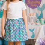 Rock - Baumwollstoff Mermaid Scales Multicolor