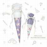 Schultueten Paket Flying Unicorns