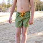 Badeshorts Stoff Krabben