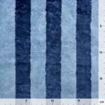 Bambus Frottee – Streifen – Saphir/Mittleres Jeansblau