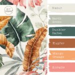 Farbkombi Single Jersey Tropical