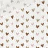 Single Jersey Glitter Hearts Warmweiss 2
