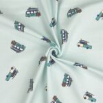 Single Jersey – Surf Vacation – Light Sky Blue