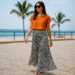 Viskose Zebra Staubweiss Schwarz Mu