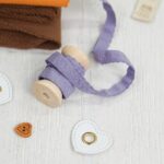 DIY Stoffmix - Patch - Knopf - Einfassband