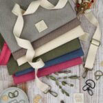 DIY Stoffmix - Canvas Schwere Qualität - Gurtbandzubehör - Gurtband - Label - Knopf