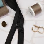 DIY Stoffmix - Reißverschluss - Schieber - Garn