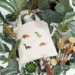 DIY - Stoffbeutel - Stickset Dinos