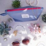 DIY Stoffe Inspiration - Kosmetiktasche - Outdoorstoff Mittleres Jeansblau