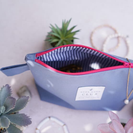 Diy Stoffe Inspiration 575o Kosmetiktasche Outdoor Blau