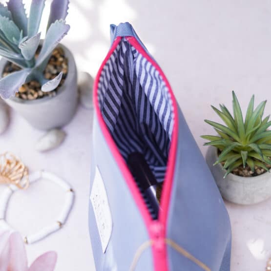 Diy Stoffe Inspiration 575p Kosmetiktasche Outdoor Blau