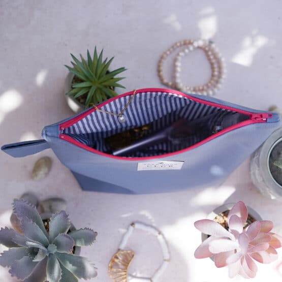 Diy Stoffe Inspiration 575r Kosmetiktasche Outdoor Blau