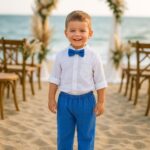 Hose Levin Dunkles Malibu Blau 1 Ki