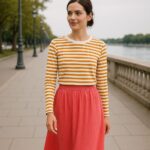 Rock Ribby Musselin Dark Pink Coral Ki