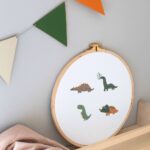 Stickset Dinos Wanddeko Mu