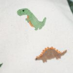 T Rex Stegosaurus - Sticken