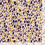 Rippenjersey – Bunte Herzen – Warmweiß