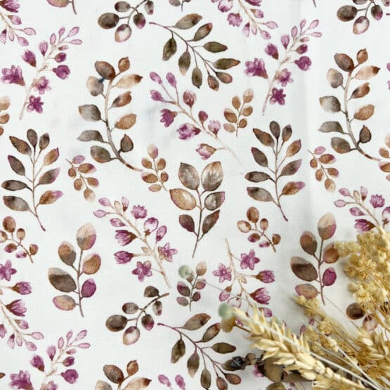 Single Jersey Berry Branches B Ware