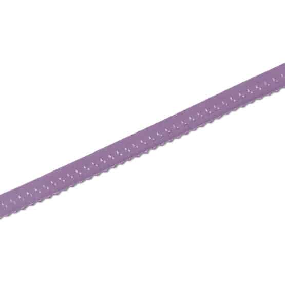 Spitzen Gummi Einfassband Smoky Lavendel 20 Mm