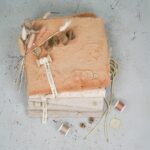 DIY Stoffmix - Garn - Label - Knopf