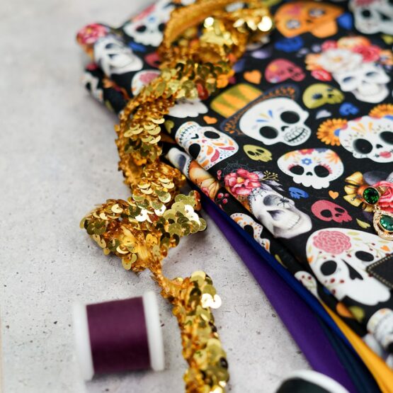 DIY Stoffmix - Garn - Paillettenband