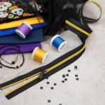 DIY Stoffmix - Garn - Reißverschluss