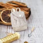 DIY Stoffmix - Wichtel Miniatur - Rucksack - Werkzeug - Garn