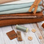 DIY Stoffmix - Garn - Label - Knopf