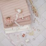 DIY Stoffmix - Label - Garn - Knopf - Satinband - Spitze