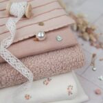 DIY Stoffmix - Label - Garn - Knopf - Spitze