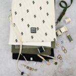 DIY Stoffmix - Garn - Knopf - Label - Gurtband - Sticktwist - Kordel - D-Ring