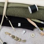 DIY Stoffmix - Garn - Knopf - Label - Sticktwist - Kordel