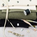 DIY Stoffmix - Garn - Knopf - Label - Sticktwist - Kordel