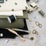 DIY Stoffmix - Garn - Knopf - Label - Sticktwist - D-Ring