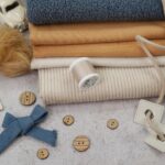 DIY Stoffmix - Kordel - Knopf - Patch - Garn