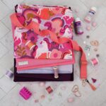 DIY Stoffmix - Garn - Stoffmalfarbe - Label - Gurtband - Pompons - Knopf - Gurtbandzubehör