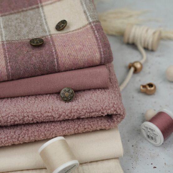 DIY Stoffmix - Kordel - Garn - Knopf