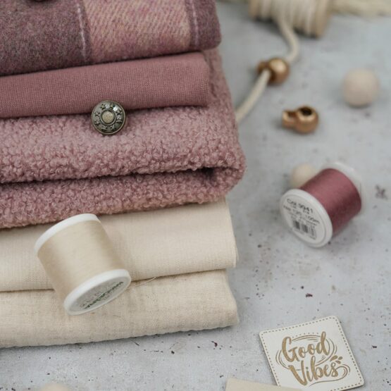 DIY Stoffmix - Garn - Label - Knopf