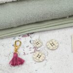 DIY Stoffmix - Sticktwist - Karabiner - Knopf