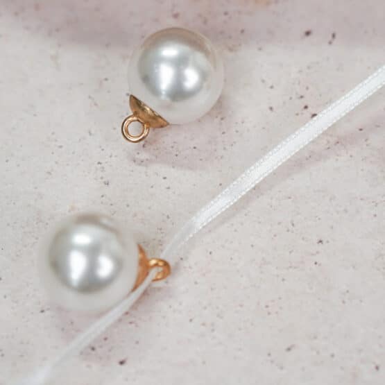 DIY Stoffmix - Perle - Satinband