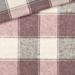 Leichter Mantelstoff – Karo – Antique Rose/Natur