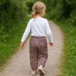 Musselin Leo Print Dusty Rose