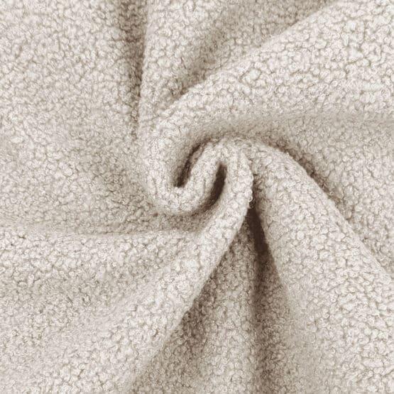 Double Face Boucle Teddyfleece Cream 2